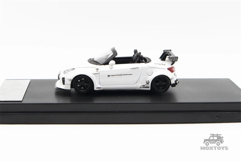 Stance Hunters 1:64 LBWK Daihatsu Copen GT-K Pearlescent white limited 499 Diecast Model Car