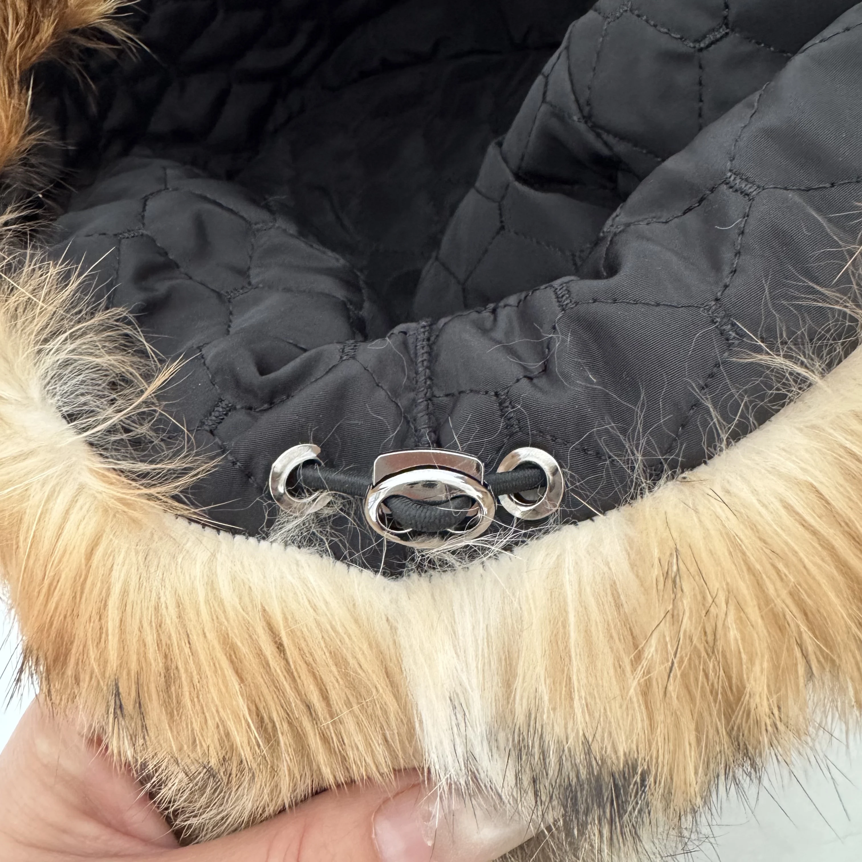 Real Raccoon Hat with Tail for Men Women Rabbit Fur Davey Crockett Coonskin Hat Russian Ushanka Fur Hats view 5