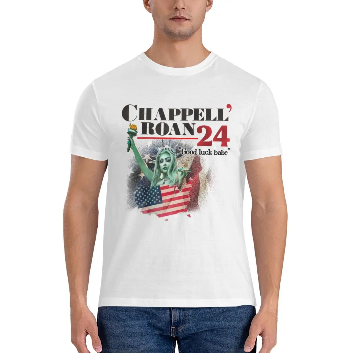 Chappell Prez Men's T Shirt Chappell Roan Fashion Tees Short Sleeve O Neck T-Shirts Cotton Clothing Tops fugees official-website