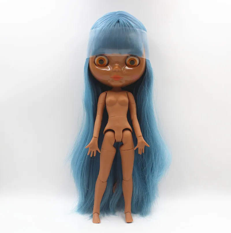 

Free Shipping big discount RBL-25005J DIY Nude Blyth doll birthday gift for girl 4color big eye with beautiful Hair cute toy