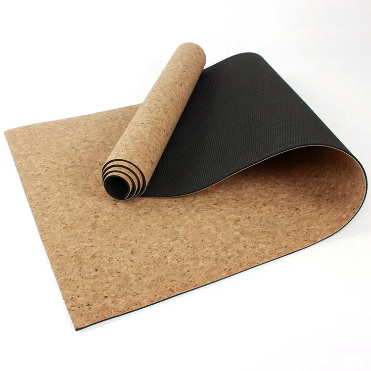 Light Soft Hot 1mm Organic 100% Cork Sustainable Yoga Mat