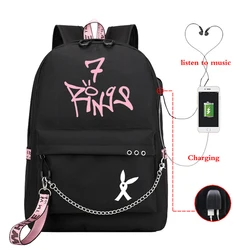 Trendy Ariana Grande Backpack Girl Fashion Bookbag Teenager School Bag Women Travel Backpacks Hiking Rucksack All-match Mochila