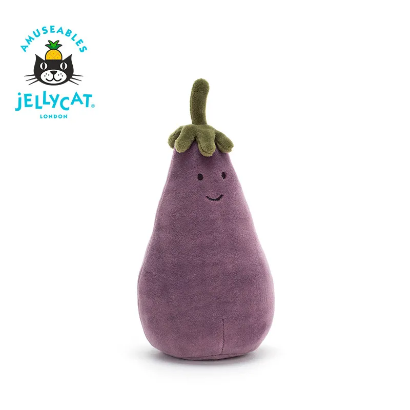 

Jellycat Fun Eggplant Plush Toy, Soft Stuffed Animal, Cute Doll Birthday Gift from the UK