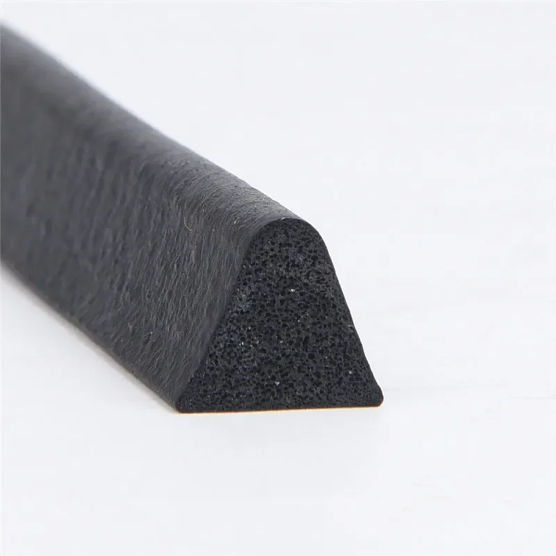 5M triangle soft strip waterproof dustproof rubber anti-collision sponge foam bar soundproof strip equipment sealing strip