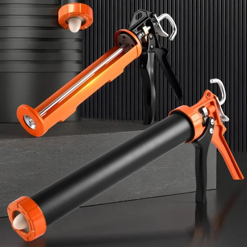 

Industrial Grade Silicone Gun Labor-saving Glass Glue Gun Rotating Barrel Automatic Caulk Gun Household Sealing Caulking Tool