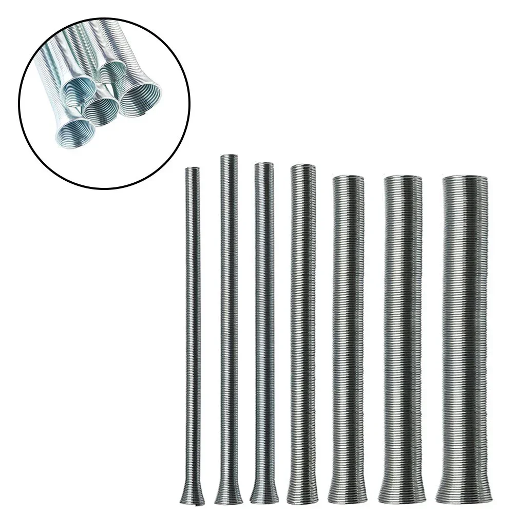 

7pcs 13.7inch Spring Tube Bender Set 1/4'' 5/16'' 3/8'' 1/2'' 5/8'' 7/8'' Spring Pipe Bender For Copper Aluminum Pipe Bending
