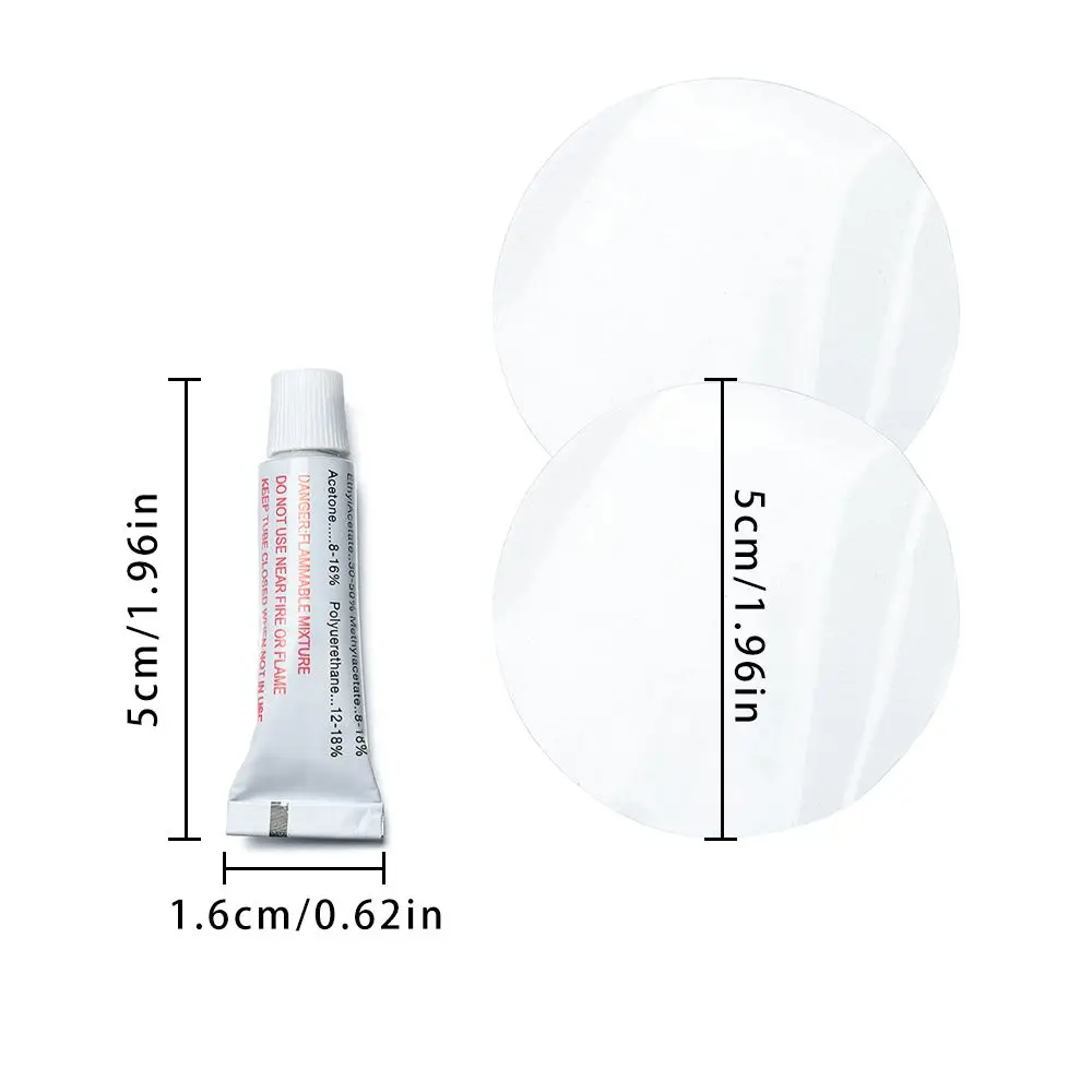 1/5/10Pcs Durable For Inflatable Swimming Pool Toy Patches Heat Resistance Puncture Patch Glue Adhesive PVC Repair Mend Tape