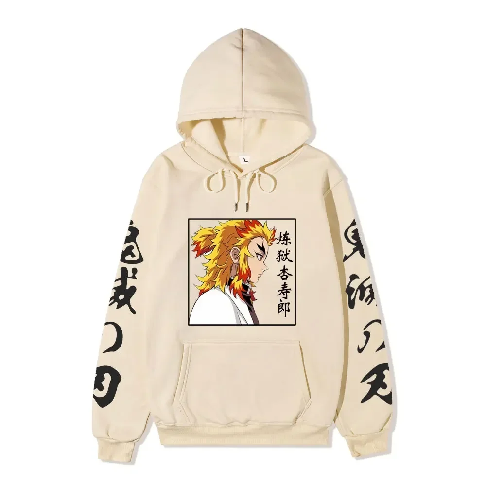 2024 New Anime Demon Slayer Hoodie Men and Women Long Sleeve Shinobu Kocho Hoodies Sweatshirts Harajuku Pullovers