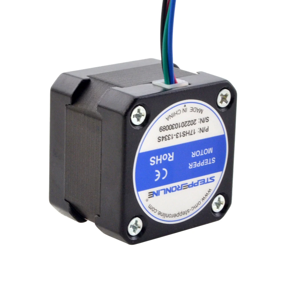 STEPPERONLINE Nema 17 Stepper Motor 22Ncm 42x34mm 1.33A Nema17 Step Motor 4-lead for DIY CNC 3D Printer
