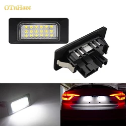 2pcs For Audi LED Number License Plate Lights Q3 Q5 A1 S1 A3 A4 S4 A5 A6 S6 RS6 A7 S7 RS7 TT Canbus No Error 6000K