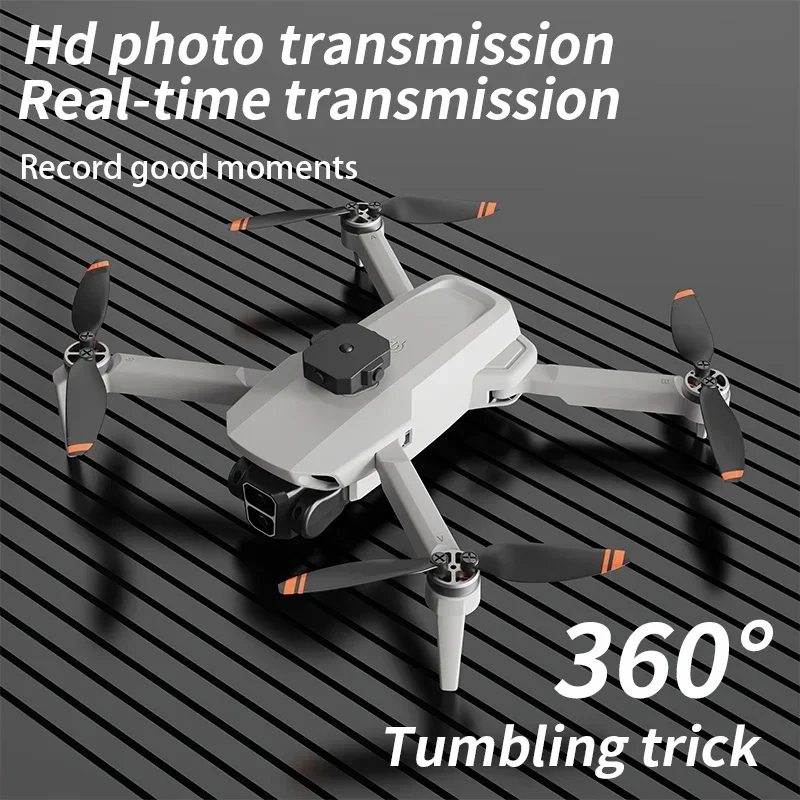 Profesional l106 max mini drone 8k câmera hd motor sem escova dobrável quadcopter fluxo óptico rc dron brinquedos