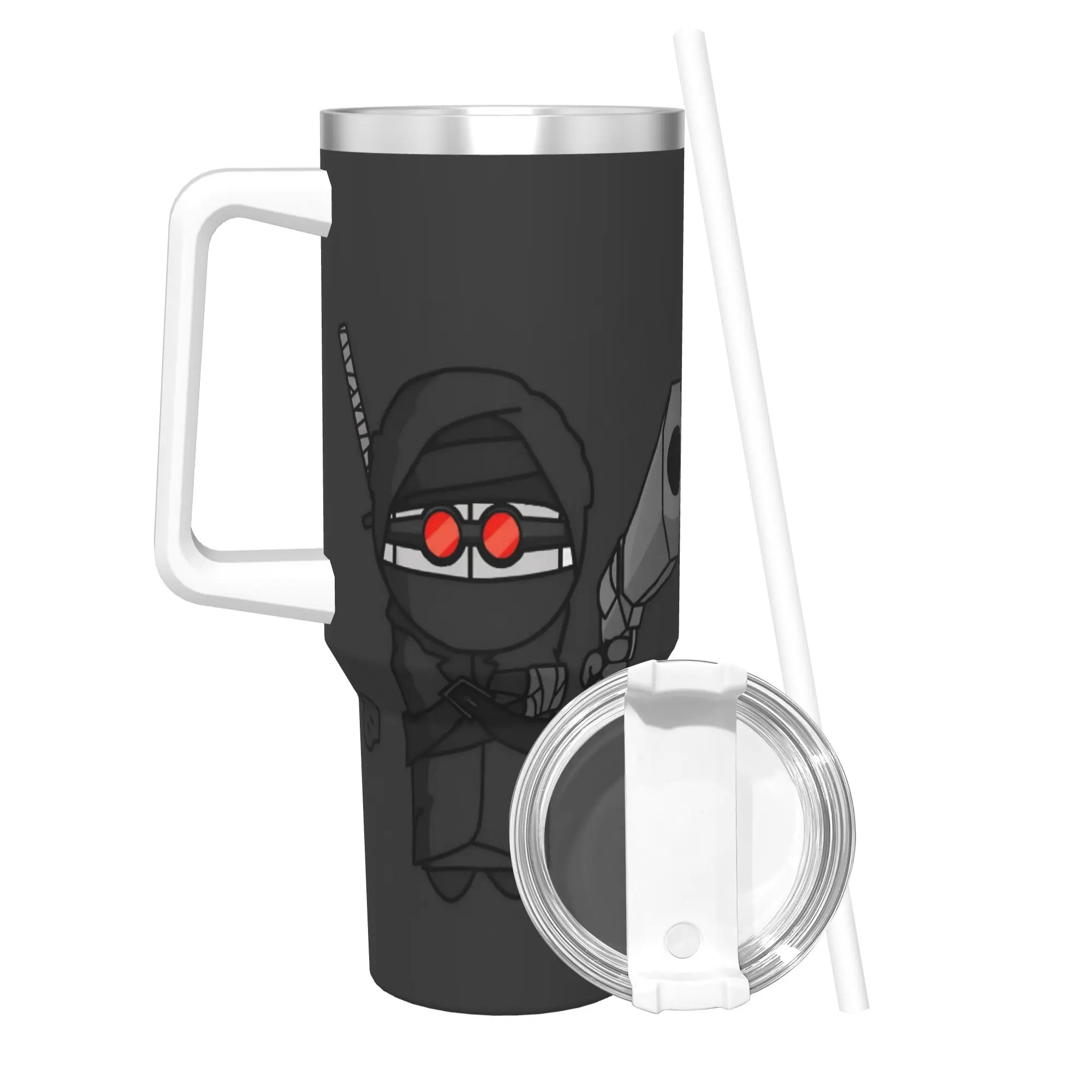 MADNESS COMBAT Hank Tumbler 40oz Stainless Steel Double Wall Vacuum Insulated  Cup With Straw