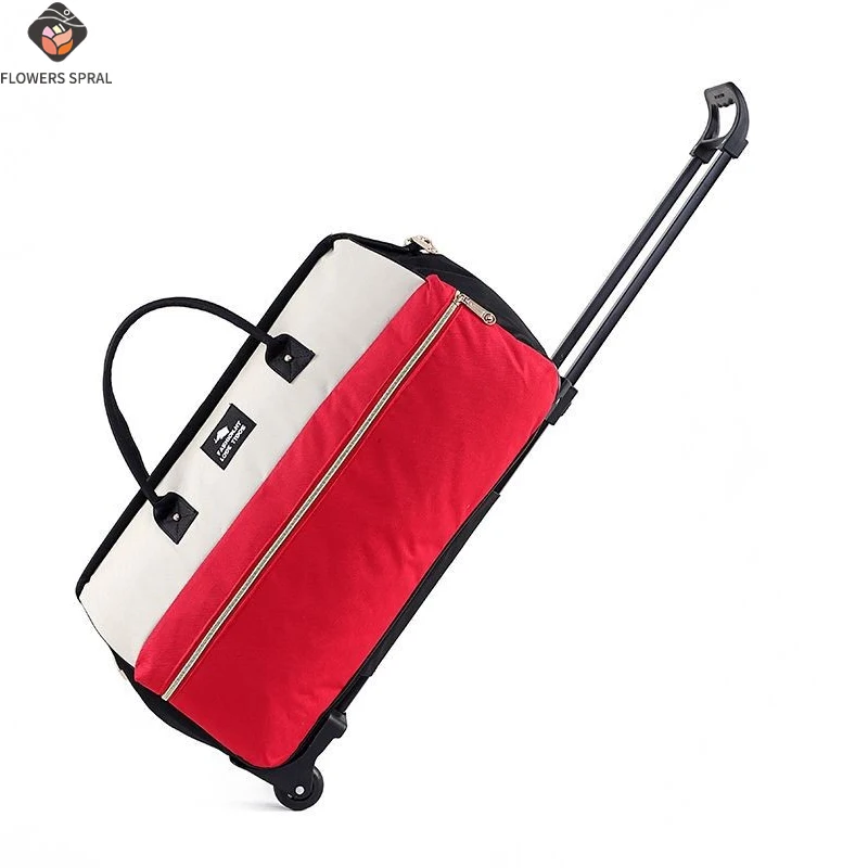 

Тележка большой емкости/сумка для ручного багажа, материал из ткани Оксфорд, сумка на колесиках, сумка для деловых поездок на короткие расстояния ﻿