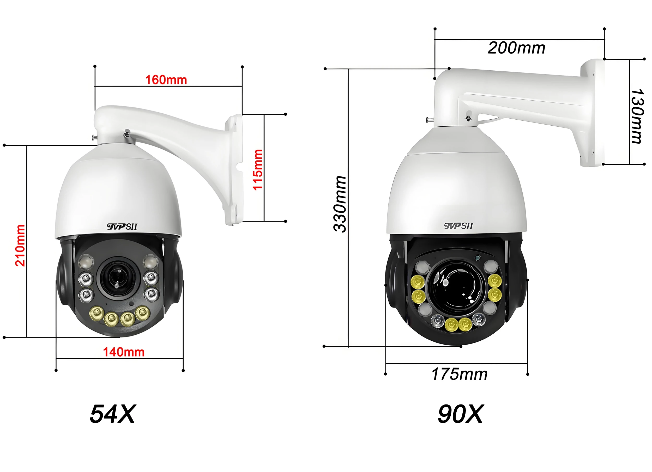 Laser Infrared Full Color Auto Tracking Cruise 8MP 4K 90X Optical Zoom 360° Onvif POE PTZ IP Surveillance Speed Dome Camera