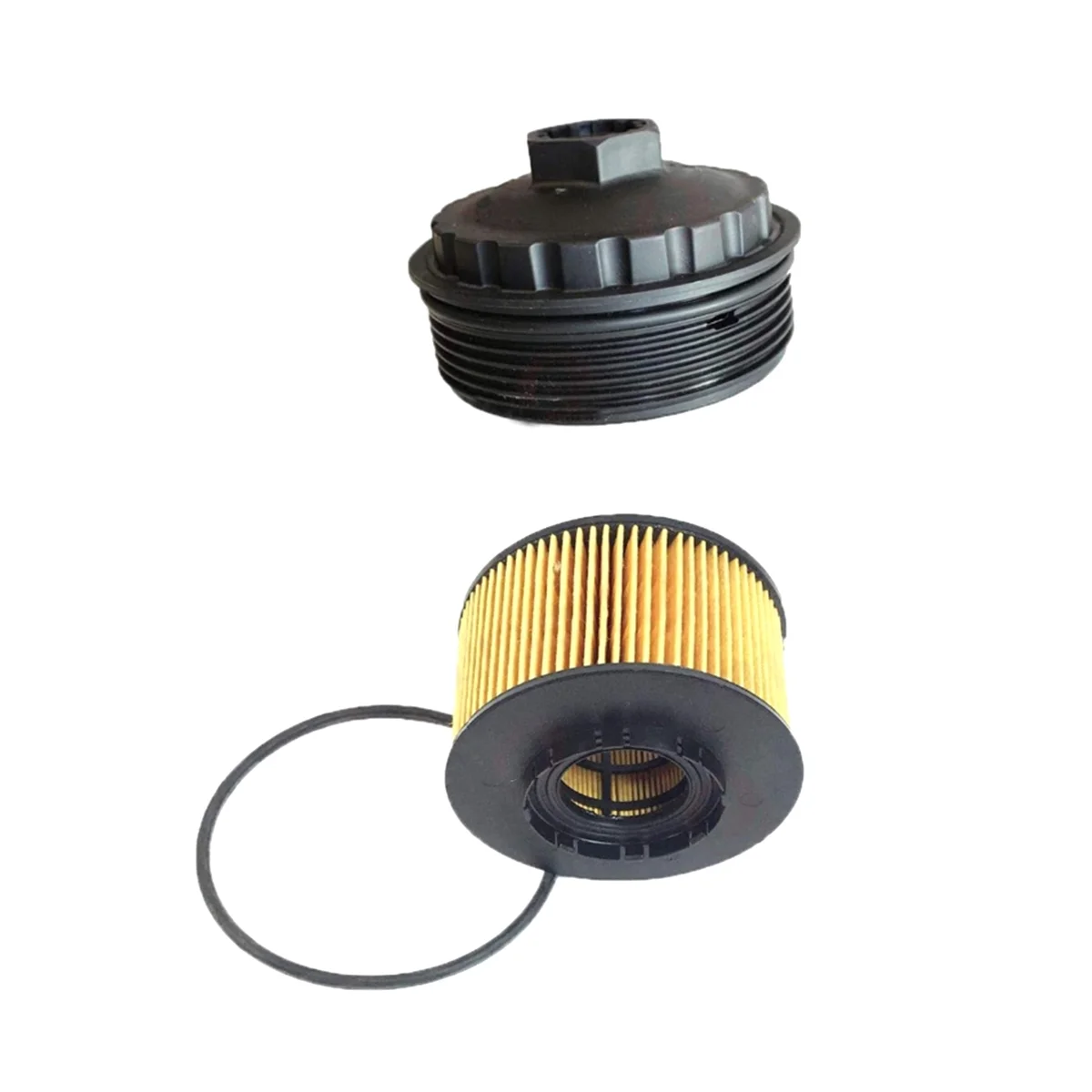 Engine Oil Filter with Housing Cap Seal Kit For Ford Transit MK6 Mondeo MK3 1088179 XS7Q6744AA