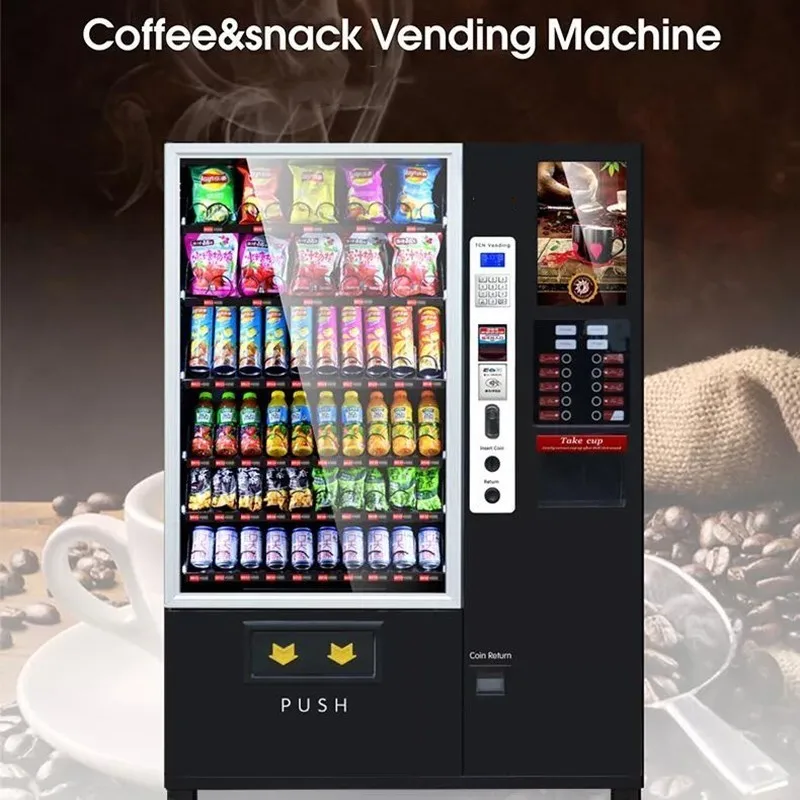 Multifunctional Touch Screen Custom Coffee Vending Machine For Foods And Drinks Vending Machine For Sale Self Service