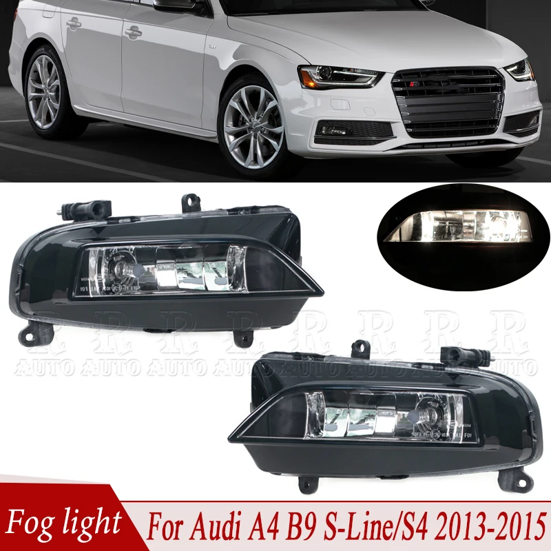 

PMFC Car Fog Light Front Bumper Lower Fog Lamp Fog Lamp Assembly For Audi A4 B9 S-Line/S4 2013 2014 2015 8K0941699C 8K0 941 700C