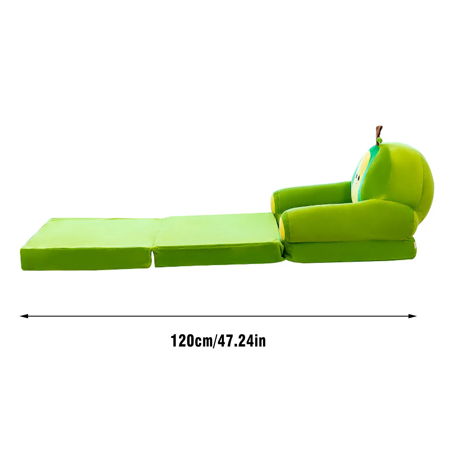 Cushion Plush Sofa Backrest Armchair 2 In 1 Foldable Sofa Cute Cartoon Lazy Sofa Flip Open Sofa Without Inner PP Cotton