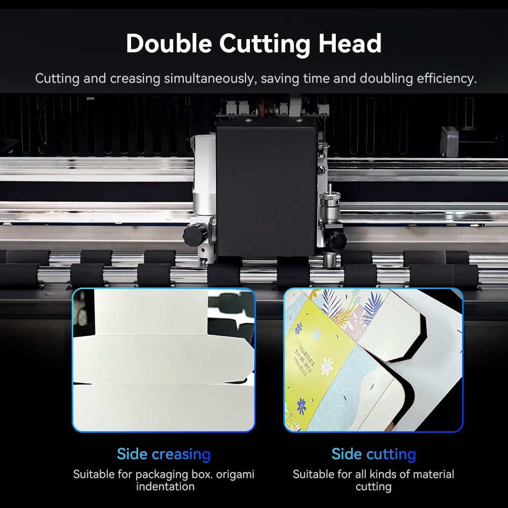 ZD500 PLUS Auto Feeding Die Cutting Machine CCD Camera Servo Motor Paper Sticker Cutter Absorbed Feeding Cutter Plotter