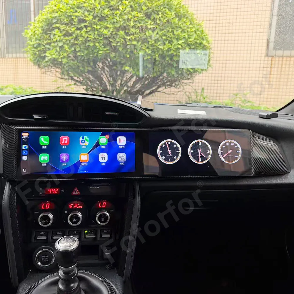 

Для Toyota 86/Subaru BRZ 2012-2019: Двойной 10.25-дюймовый Android 14.0 CarPlay Qualcomm Автомобильный стерео-радиоприемник, мультимедийный плеер, GPS-навигация