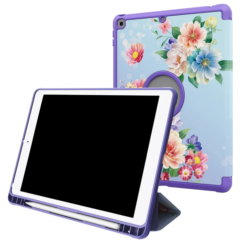 Tablet Case For Ipad 8Th 2020 / 7Th 2019 10.2 Inch Waterproof Dustproof Scratch-Resistant Colorful Case