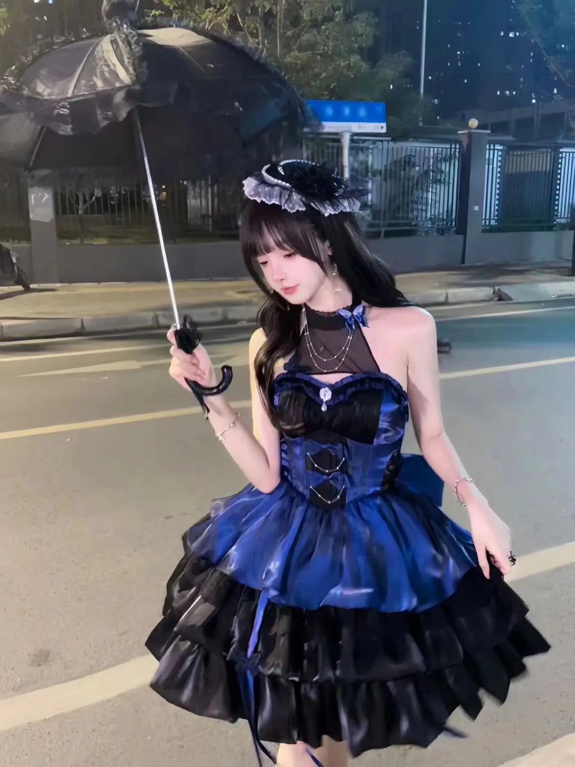 2026 القوطية Y2k القوس الدانتيل الكشكشة أكمام فساتين الحفلات الحلو فستان أنيق خمر الفيكتوري لوليتا الأميرة فستان قصير المرأة