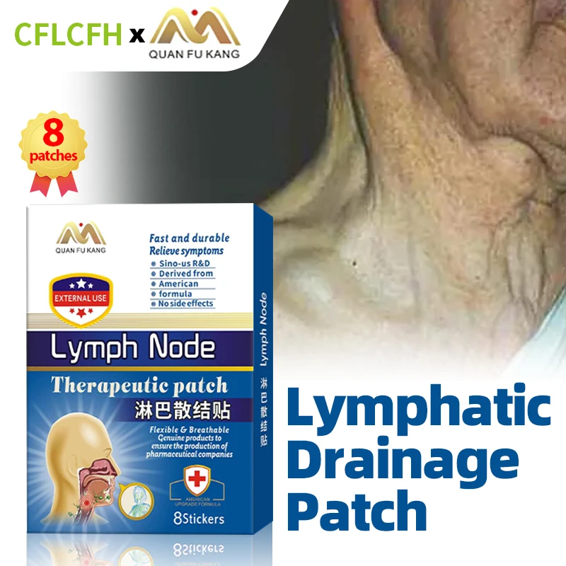 

Lymphatic Detox Herbal Patch Lymph Nodes Treatment for Armpit Neck Breast Anti-swelling Drainage American Formula Medicine