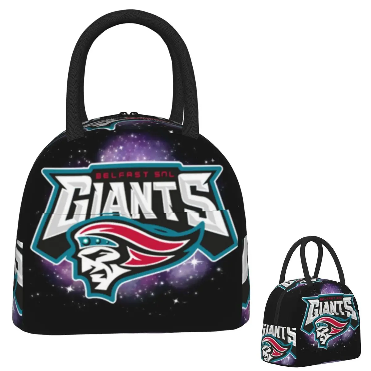

Belfast Giants хоккейная изолированная сумка для обеда для женщин и детей портативные коробки для еды термобокс для обеда сумка