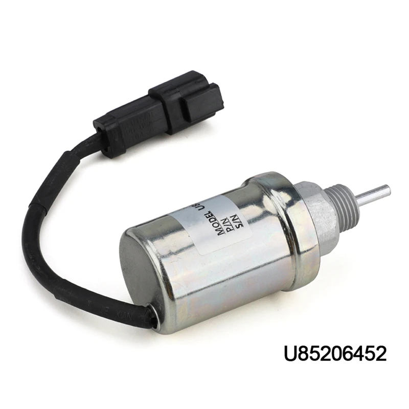 12V Fuel Shut Off Solenoid 185206452 U85206520 U85206452 Stop Solenoid For Caterpillar Engine 3011C 3013 Perkins 402D Parts