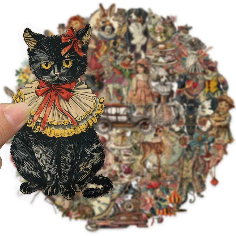 50 pçs victoria decoração graffiti adesivos diy bagagem notebook skate motocicleta pet adesivos à prova dwaterproof água