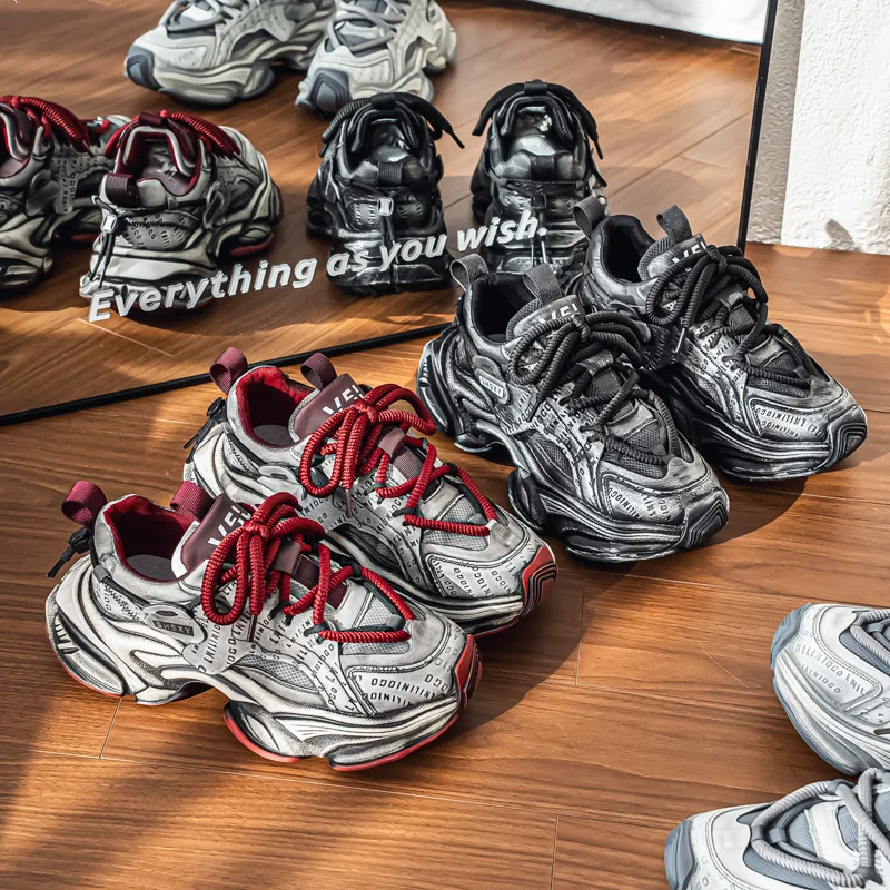 

Мужские повседневные кроссовки, модные ретро четырехсезонные дышащие удобные мягкие прогулочные туфли, дизайнерские кроссовки высокого качества на плоской подошве man shoes кроссовки мужские кроссовки мужские зимние