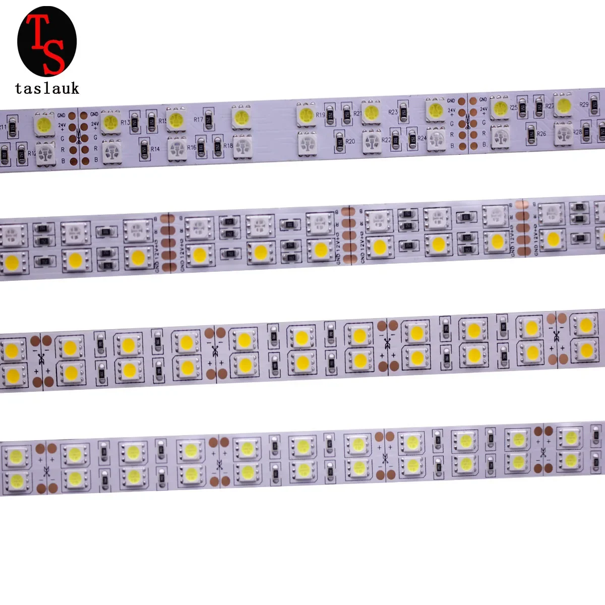 

5M Double Row IP20/IP67 waterproof 5050 SMD RGBW(RGB+white) RGBWW(RGB+Warm White) Flexible LED Strips DC12V 5M 120led/M 600LEDs