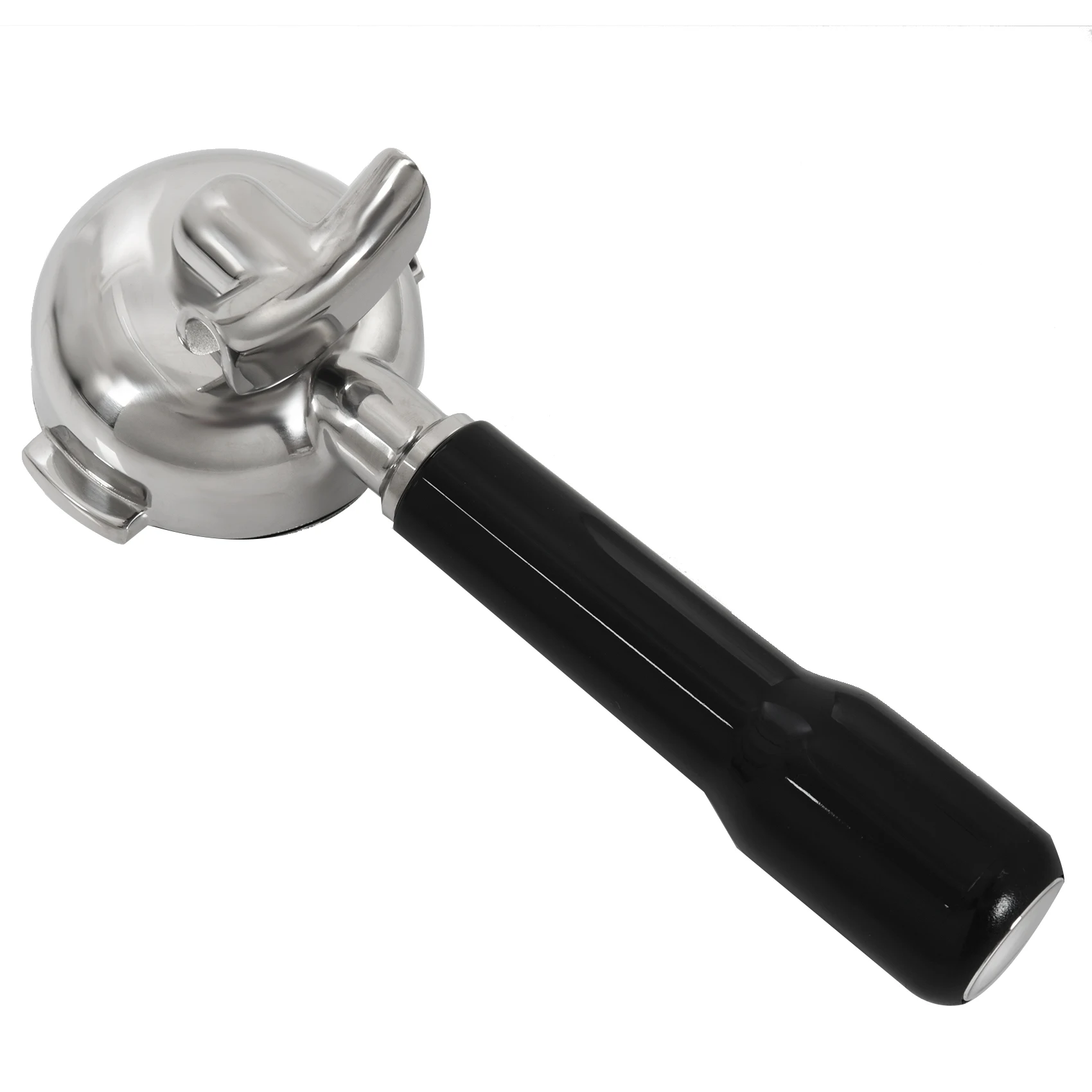 A59E-58MM Stainless Steel Coffee Machine Bottomless Filter Holder Portafilter For Rocket/ Expobar Double Mouth/ E61/ FAEMA