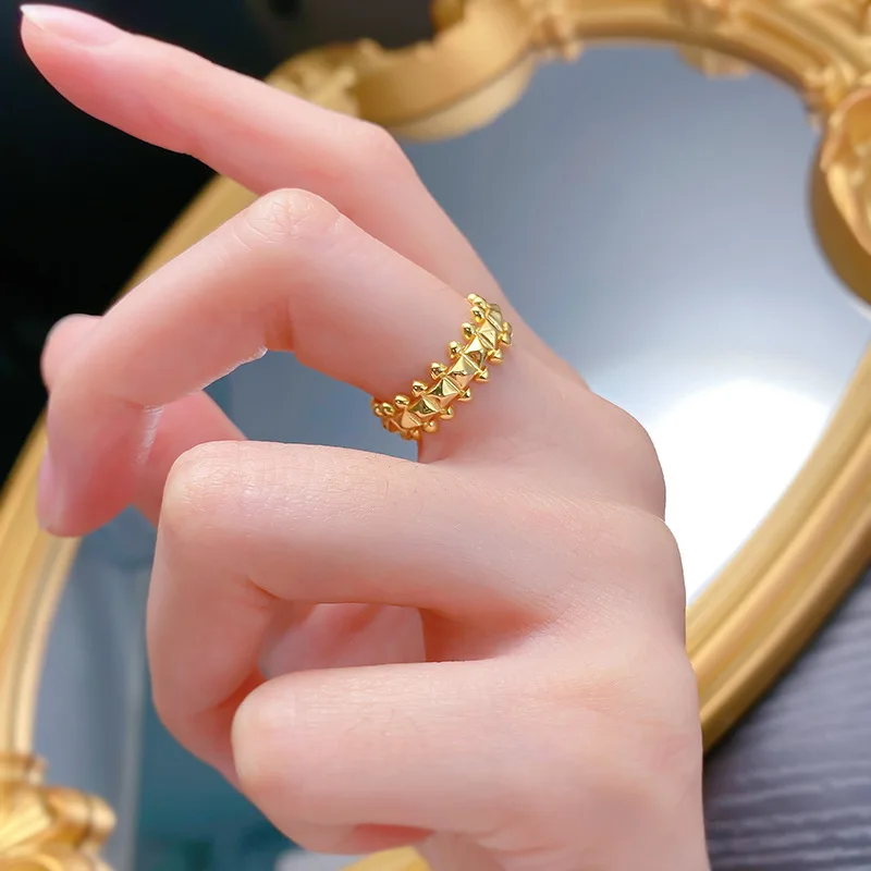 New European and American S925 Silver Plated Ins Style Diamond Ring Fashion Jewelry Romantic Series