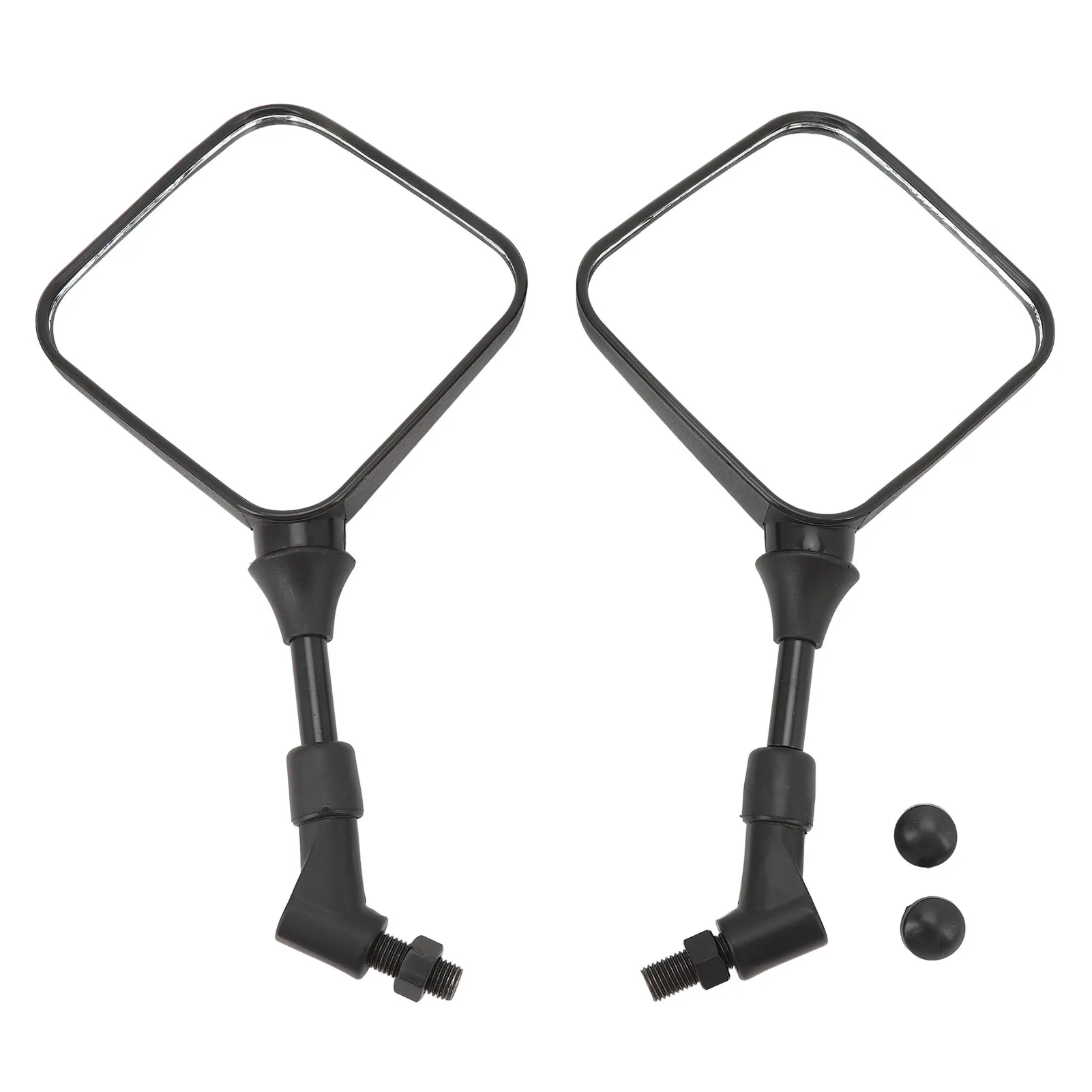 

Motorcycle Rearview Mirrors 360 Degree Adjustable M10 Handlebar End Mirrors Easy To Install for ATVs Scooters