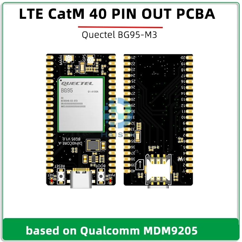 HAISEN QUECTEL BG95M3 BG95-M3 BG95 40PIN DIP PCBA Development Board with MCU Module Mini Development Board with GPS Wireless