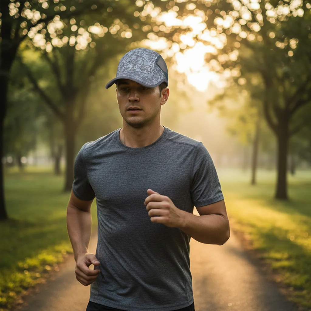 Men's Quick Dry Baseball Cap Breathable Sun-Protection Outdoor Sports Hat