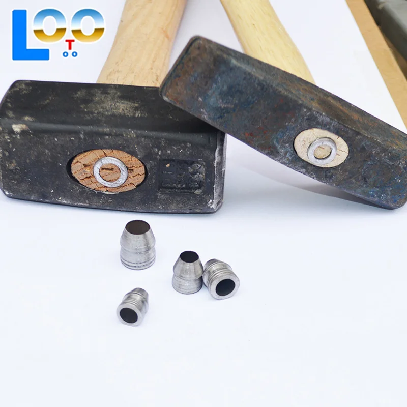 10 قطعة مقبض دائري السلامة أسافين مطرقة فولاذية مقبض تقسيم إسفين مجموعة ل الفأس مطرقة بمخلب الصلب لصيانة النجارة