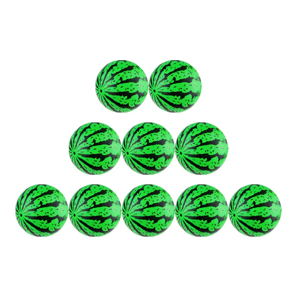 

10 Pcs Billiard Balls Watermelon Inflatable Toy Pool Party Child Kids