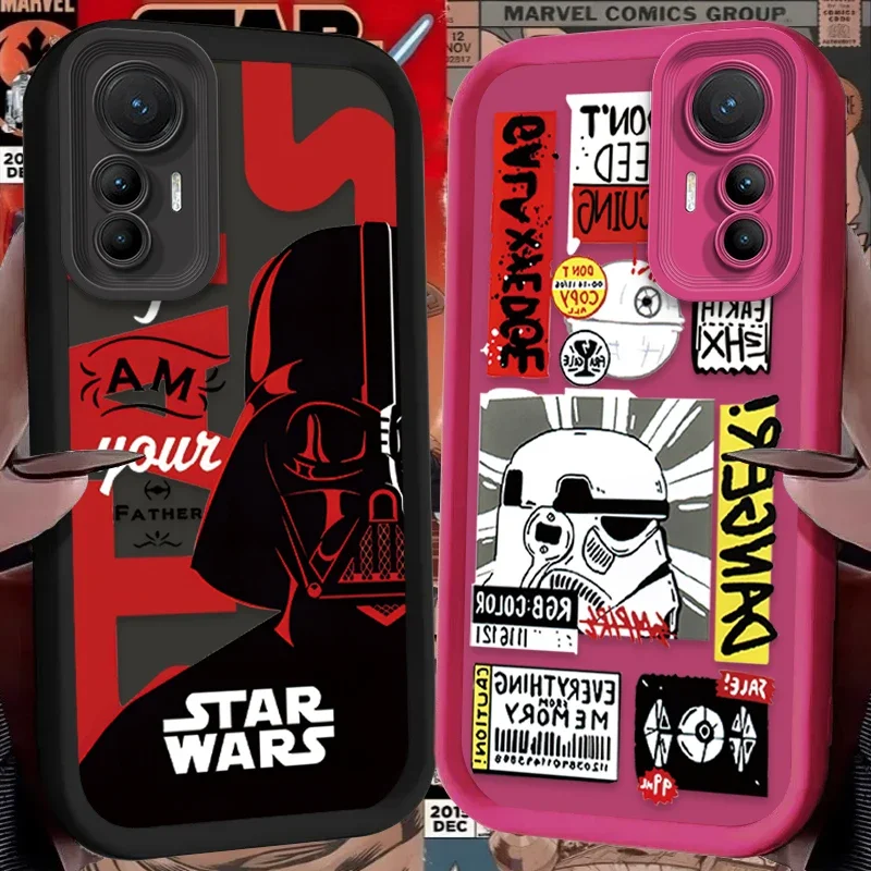 Case for Xiaomi 14T 13T 12T 11T 13 12 11 Lite 5G NE POCO X6 X5 F6 F5 F3 X4 GT X3 NFC M5S C65 M6 Pro Stars W-Wars Darth Vader