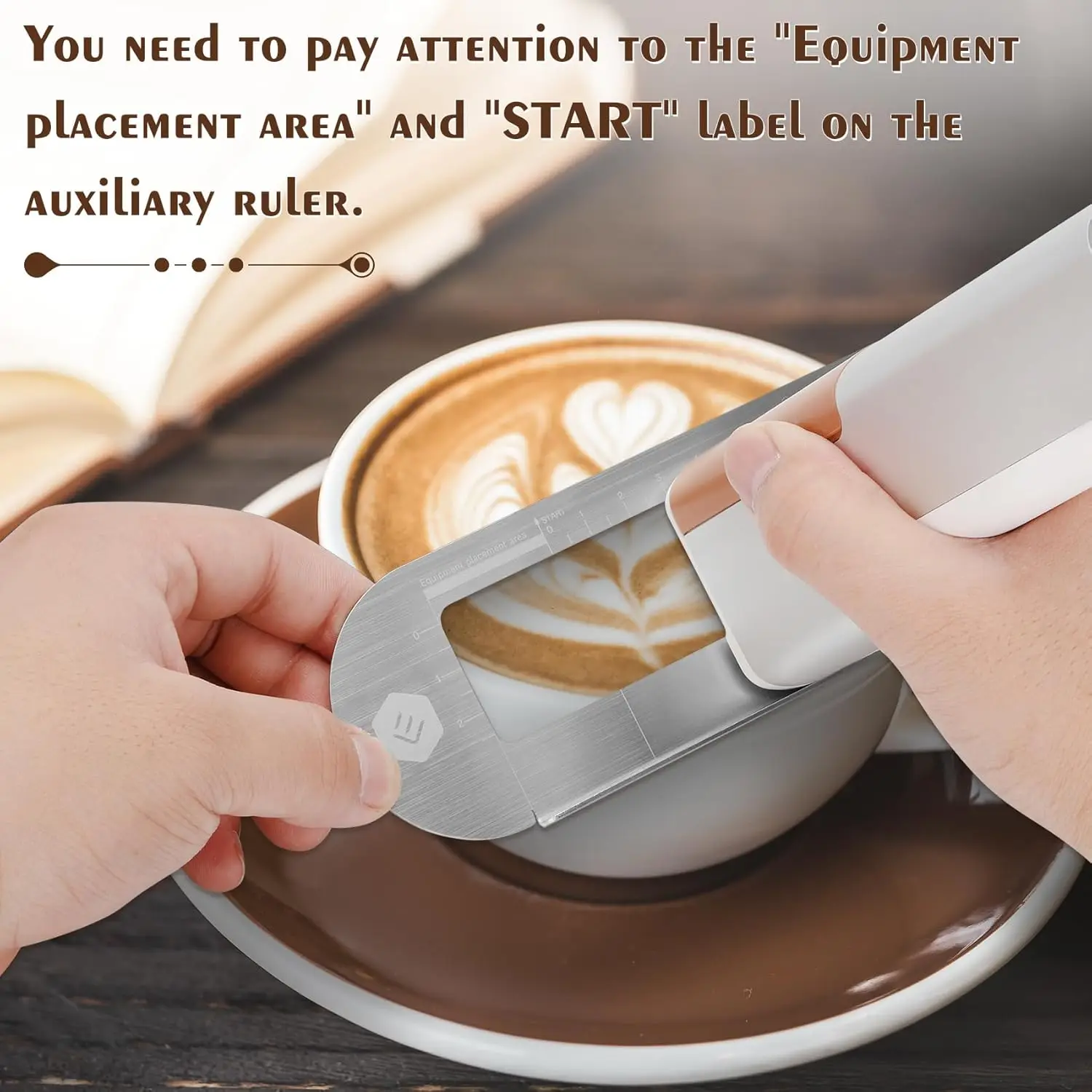 EVEBOT Handheld Food PrintPen Portable Mini Coffee PrintPen Latte Art Macaron Cookie DIY Design PrintPen, Hadiah Natal