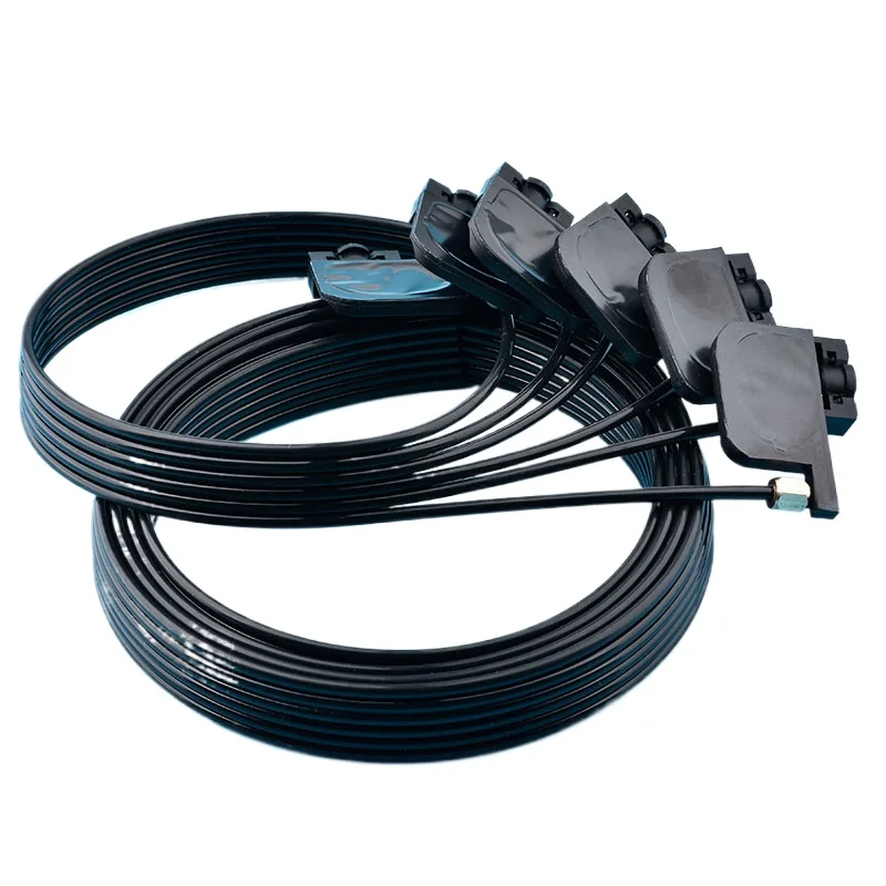 1.5m 6 Color Uv Ink Tube Hose Pipe Line with Uv Square Small Damper for Epson R1390 R330 L800 L805 L1800 R1800 1250 R1900 Parts