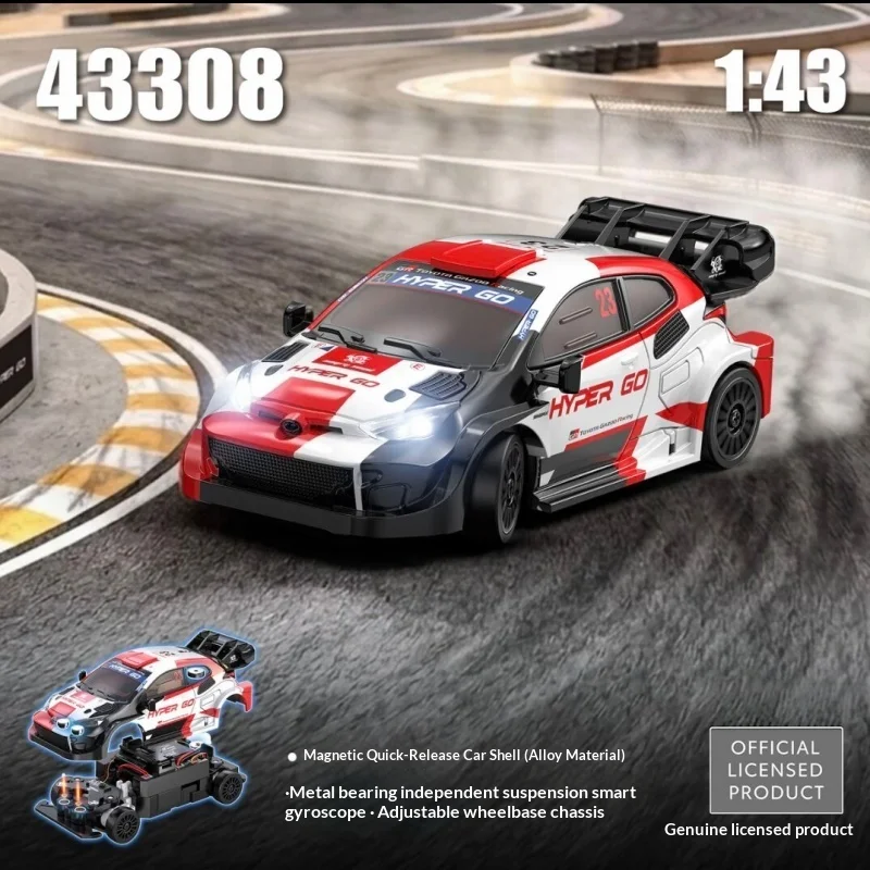 new-mjx-hyper-go-43308-1-43-rc-drift-racing-car-4wd-remote-control-drift-rally-racing-vehicle-customized-high-speed-mini-rc-car