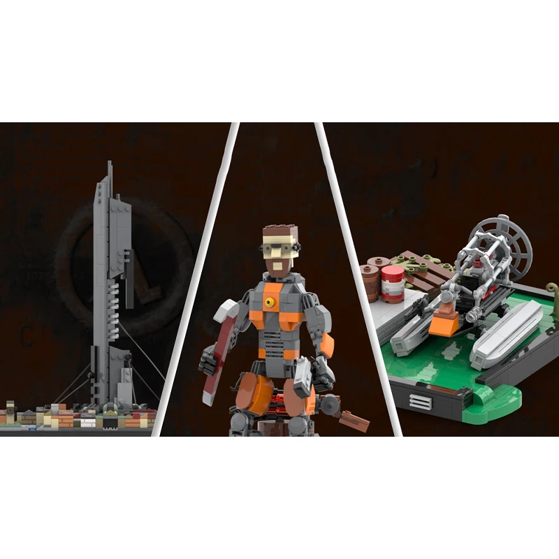 

2331PCS MOC Halfss Lifes 2 Bundle Modular Building Blocks DIY Educational Assembly Modle Toys for Kids Birthday Gift