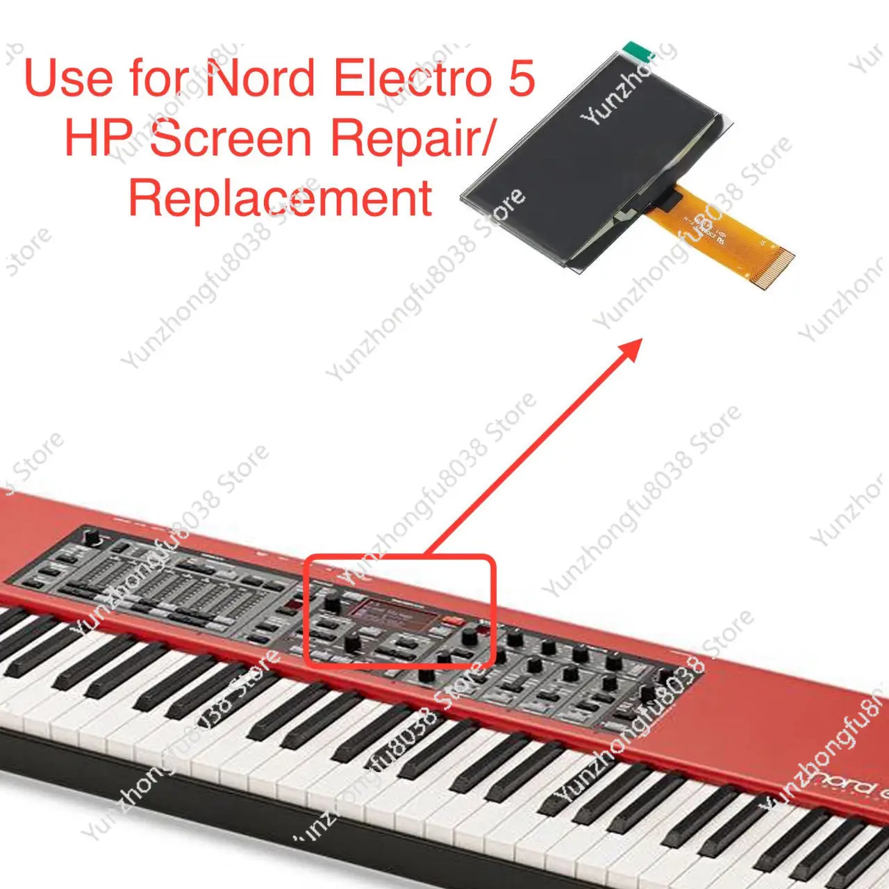 

Новый Nord Electro 5 HP оригинальный экран светодиодный ЖК-дисплей ремонт/замена