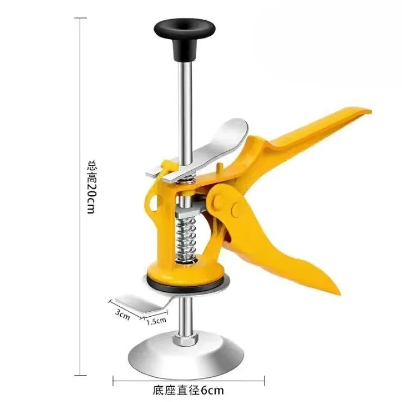 

Tile top height adjuster, bricklayer's tile-laying height adjusting tool, leveling and lifting device, manual tile adjuster
