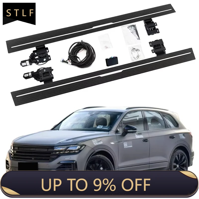 

Electric Running Boards Retractable Aluminum For VW Touareg 2019-2024 SUV Side Steps with Carry Bag