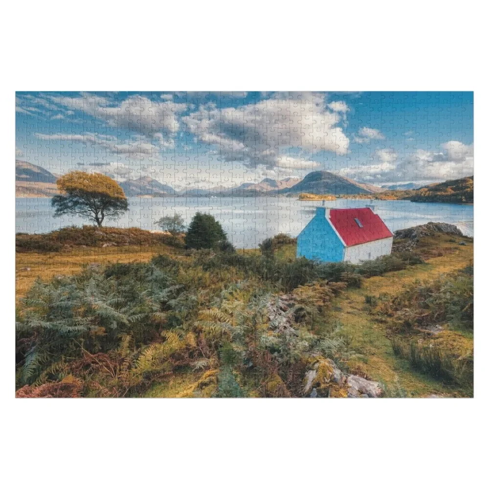 

Red Roofed Cottage Applecross Jigsaw Puzzle Customized Kids Gift Christmas Gifts Custom Name Child Toy Puzzle