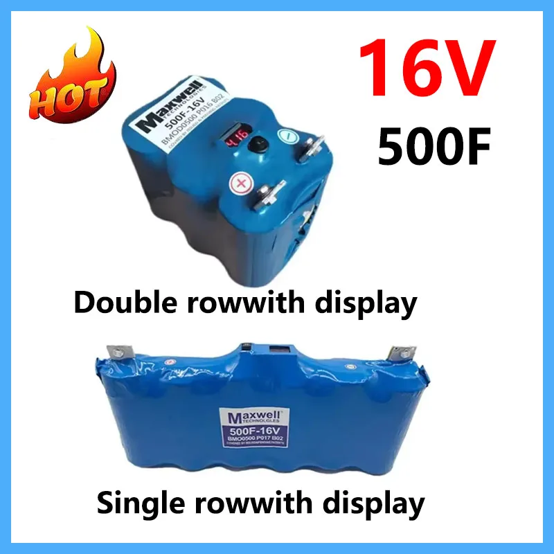 500F 16V  Battery for -MG Maxwell for Super Farah Capacitor Car Rectifier 3000F 2.7V Audio Capacitor Car Regulator Power Supply