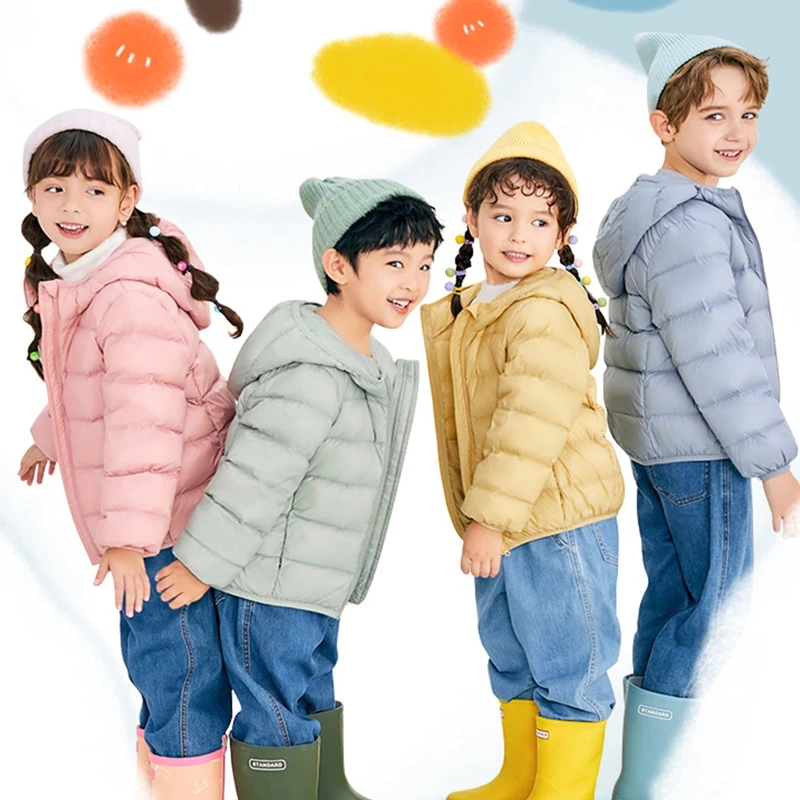 Boys Girls Autumn Winter Clothing Outerwear Jacket For Girls Thickened Winter Children's Cold Clothes Causal Kids Jacket